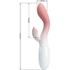 Brighty vibrador Punto G con estimulador clítoris 30 vibraciones rosa
