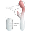 Brighty vibrador Punto G con estimulador clítoris 30 vibraciones rosa