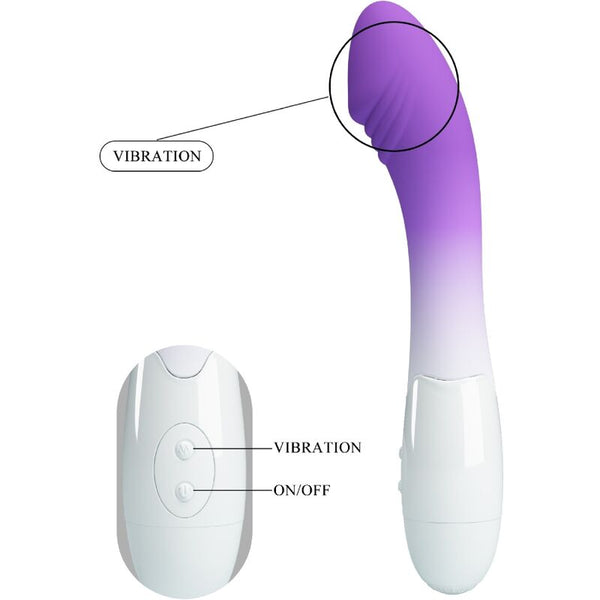 Elemental vibrador Punto G 30 vibraciones morado