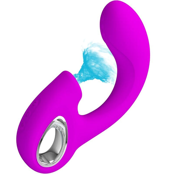 Sibel vibrador Punto G con estimulador clítoris 10 vibraciones morado