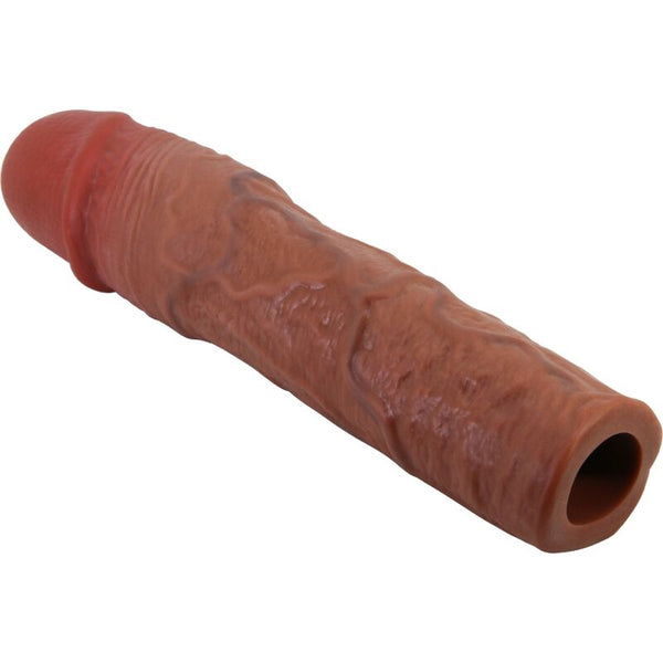 Pretty stevenson funda pene con extensión de 7.6 cm mulato