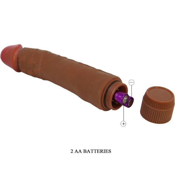 Dybbuk vibrador realístico 24 cm mulato