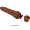 Dryad vibrador realístico 25 cm mulato