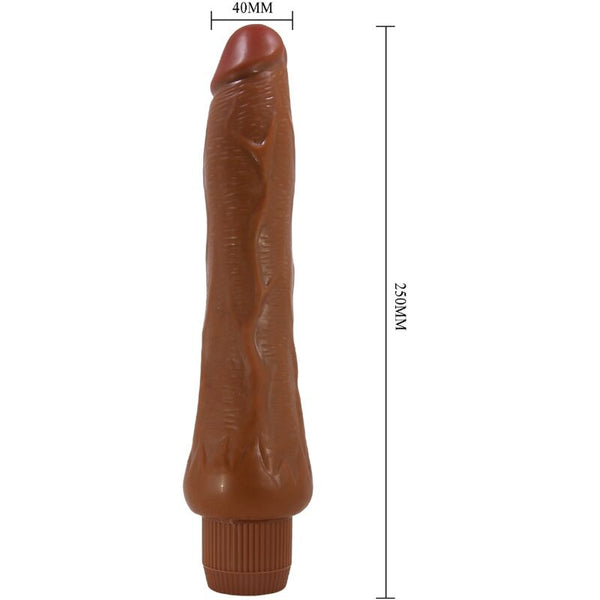 Dryad vibrador realístico 25 cm mulato