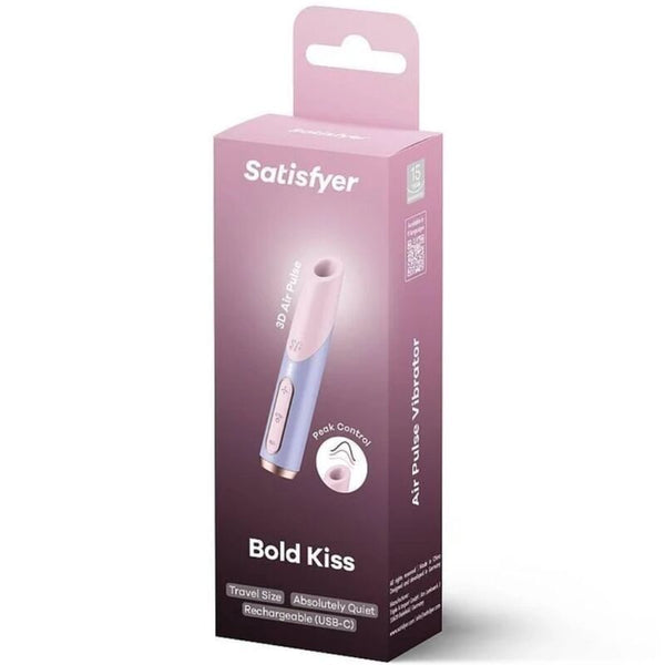 Bold kiss estimulador clítoris por ondas rosa violeta
