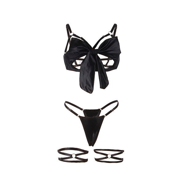 Subblime 955205 set sujetador con lazo negro ajustable l xl