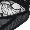 Subblime 955229 body transparente con encaje hueco negro l xl