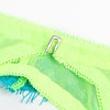 Subblime 955328 set sujetador con encaje y ligueros verde y azul l xl