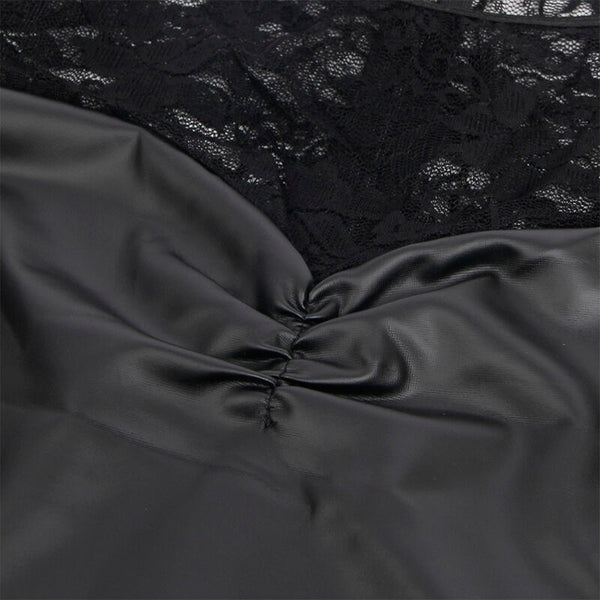 Subblime 955595 vestido de manga larga con encaje negro s m