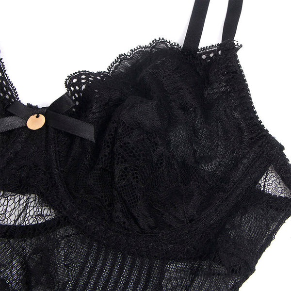 Subblime 955618 body de encaje con cierre inferior negro s m