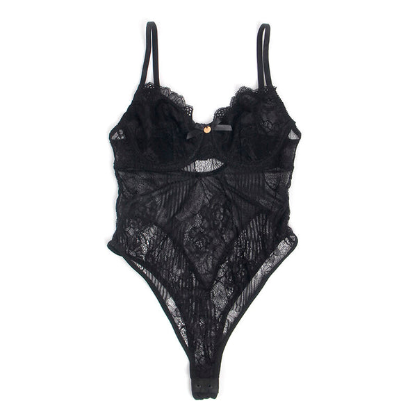 Subblime 955618 body de encaje con cierre inferior negro s m