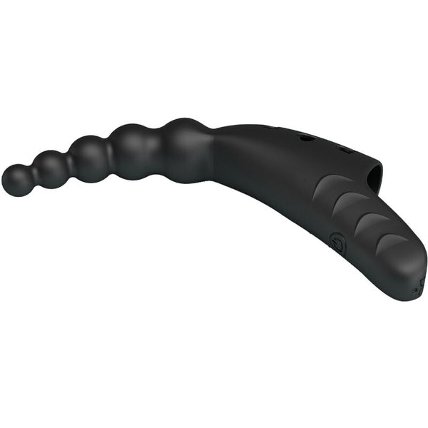 Jordin vibrador de dedo 10 vibraciones negro