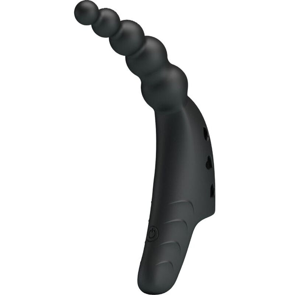 Jordin vibrador de dedo 10 vibraciones negro