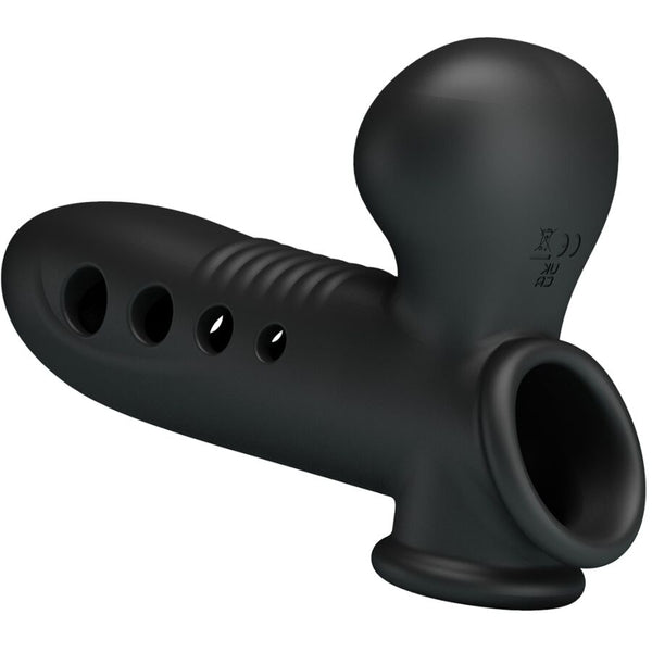 Pretty crane funda para pene con airbag negro