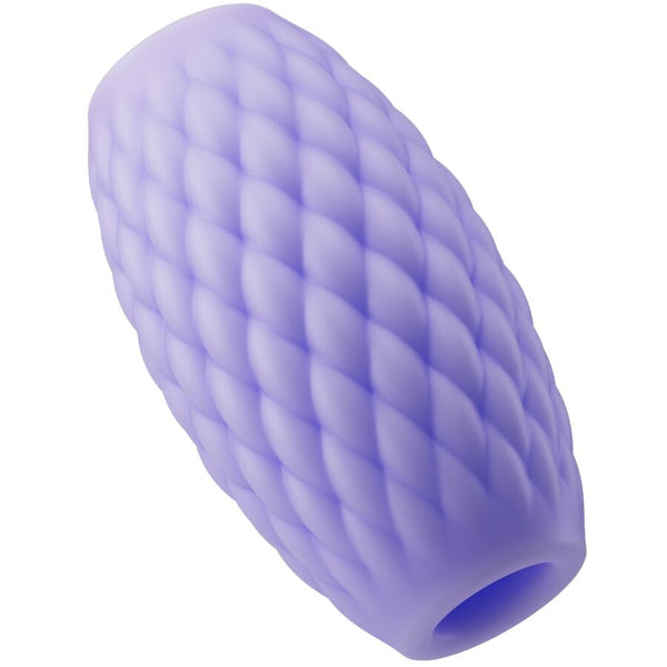Pretty athena eros masturbador masculino silicona morado