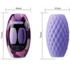 Pretty athena eros masturbador masculino silicona morado
