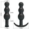 Sidney vibrador anal 10 vibraciones negro