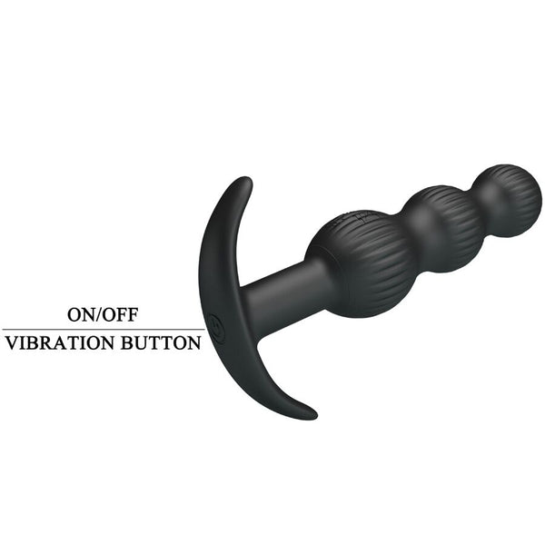 Sidney vibrador anal 10 vibraciones negro