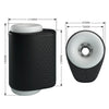 Pretty dj girl masturbador masculino con vibración 5 configuraciones negro