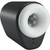Pretty dj girl masturbador masculino con vibración 5 configuraciones negro
