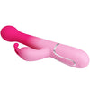 Dejon vibrador rabbit 3 en 1 multifunción rosa