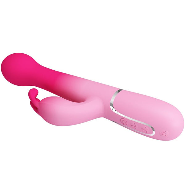 Dejon vibrador rabbit 3 en 1 multifunción rosa