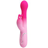 Dejon vibrador rabbit 3 en 1 multifunción rosa