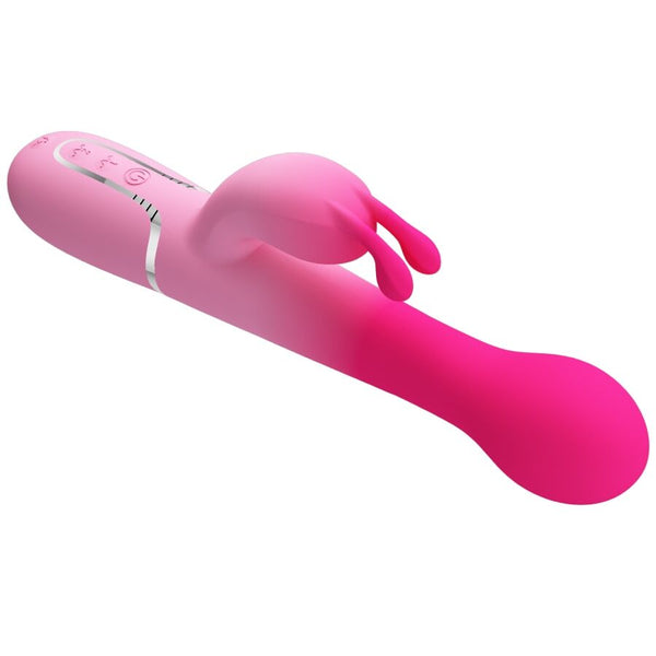 Dejon vibrador rabbit 3 en 1 multifunción rosa