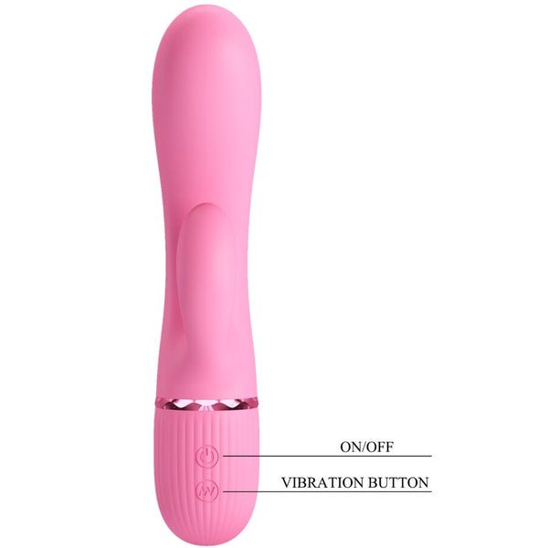 Marski vibrador rabbit y Punto G rosa