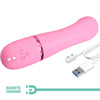Marski vibrador rabbit y Punto G rosa
