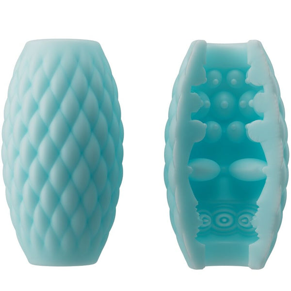 Pretty athena eros masturbador masculino silicona celeste