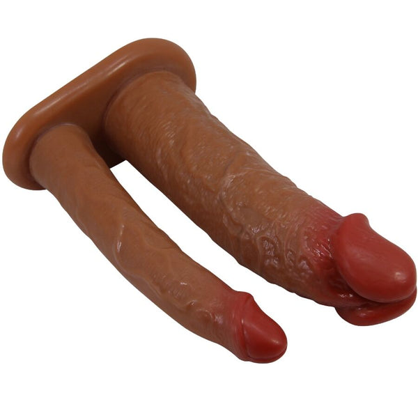 Pretty keaven arnés briefs universal y comfortable doble dildo