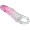 Pretty odes funda realística alargadora de 2 cm para pene rosa