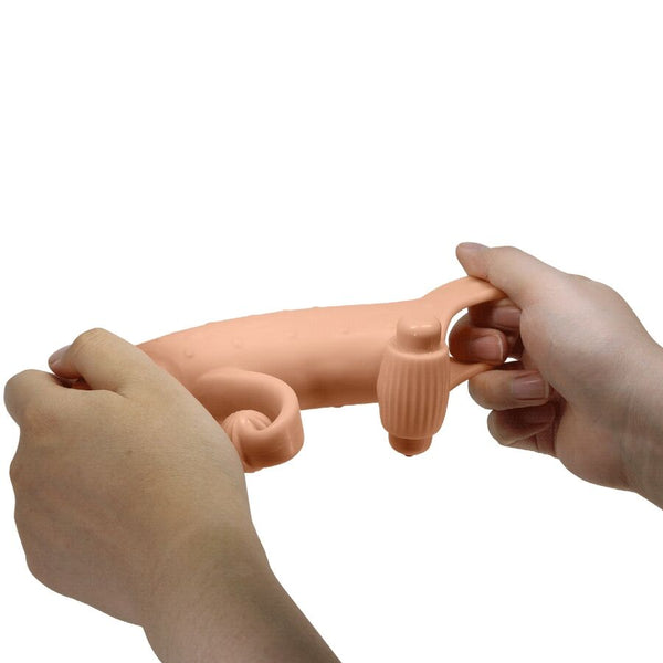 Romance funda para pene con vibración natural
