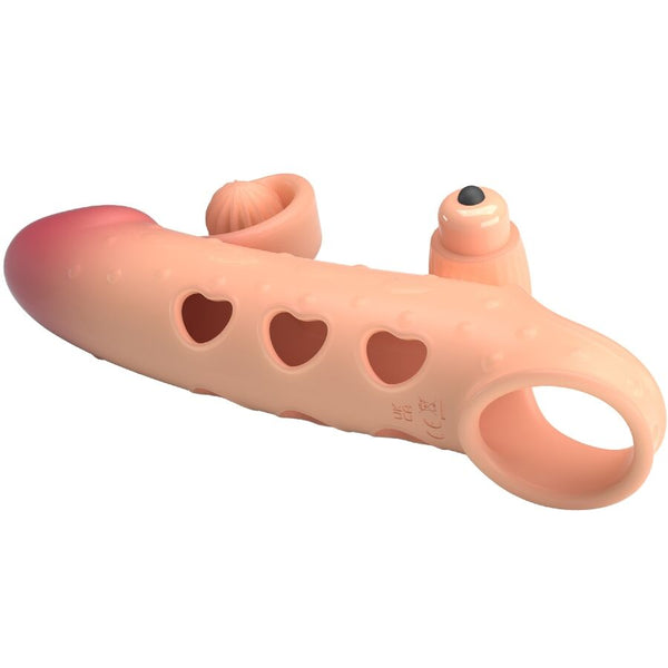 Romance funda para pene con vibración natural