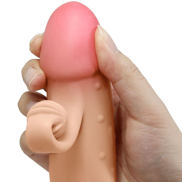 Romance funda para pene con vibración natural