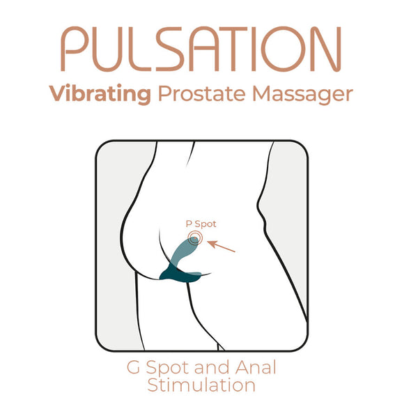 Pulsation estimulador de próstata con app