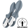 Air pump booty 1 vibrador inflable anal gris