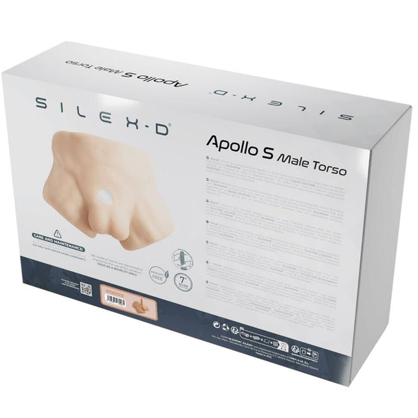 Silexd apollo s torso bajo realístico masculino caramelo