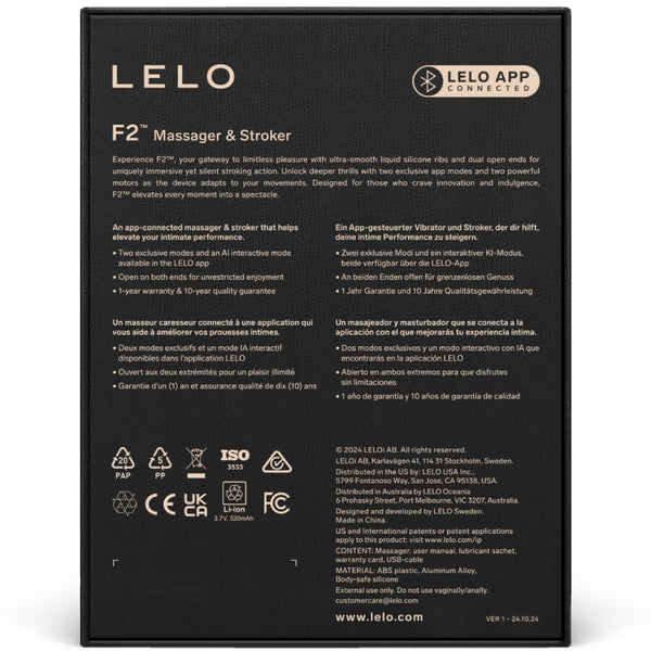Lelo f2s ™ teal masturbador masculino rojo