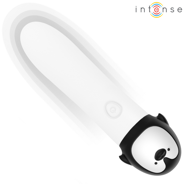 Rico bala vibradora pingüino recargable usb 10 x 2.2 cm