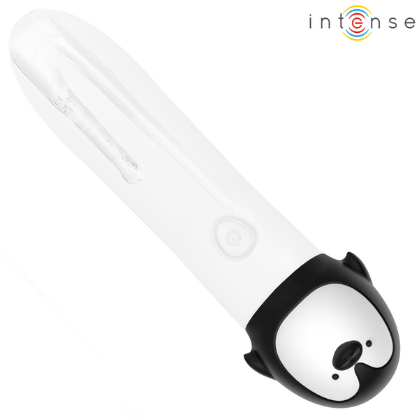 Rico bala vibradora pingüino recargable usb 10 x 2.2 cm