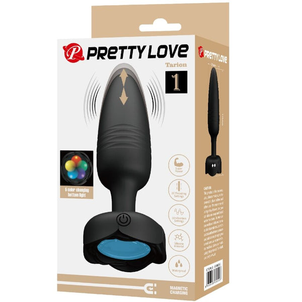 Pretty tarion plug anal con luz led 12.5 cm