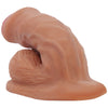 Pretty warnell dildo ultra realístico y elástico 9.5 cm mulato