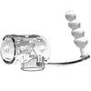 Pretty funda para pene con plug anal transparente