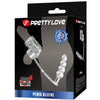 Pretty funda para pene con plug anal transparente