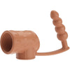 Pretty funda para pene con plug anal natural