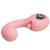 Erynnyes vibrador Punto G con estimulador clítoris 10 vibraciones rosa