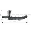 Tatum anillo vibrador pene con plug 10 vibraciones negro