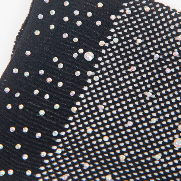 Subblime 957469 guantes transparentes con brillo negro s m